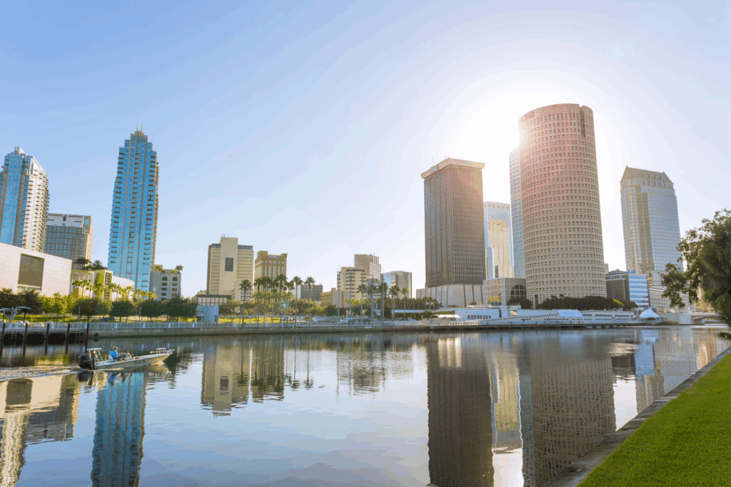 A photo of the Tampa Bay landscape; Hancock Injury Attorneys; your Tampa personal injury lawyers; Tampa car accident lawyer